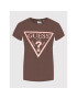 Guess T-Shirt V2RI13 K8HM0 Hnědá Regular Fit - Pepit.cz