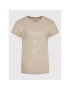 Guess T-Shirt V2YI07 K8HM0 Béžová Regular Fit - Pepit.cz