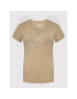 Guess T-Shirt W2YI28 J1300 Béžová Slim Fit - Pepit.cz