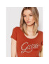 Guess T-Shirt W2YI28 J1300 Oranžová Slim Fit - Pepit.cz