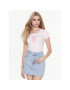 Guess T-Shirt W3RI60 J1314 Růžová Regular Fit - Pepit.cz