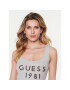 Guess Top Logo W3RP07 K1814 Šedá Slim Fit - Pepit.cz