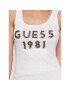 Guess Top Tank Top W3RP07 K1814 Bílá Slim Fit - Pepit.cz