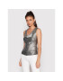 Guess Top W2YP33 KB840 Stříbrná Slim Fit - Pepit.cz