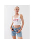 Guess Top W3YP50 KA0H1 Bílá Cropp Fit - Pepit.cz