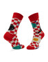 Happy Socks Klasické ponožky Unisex EBI01-4300 Červená - Pepit.cz