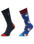 Happy Socks Sada 2 párů vysokých ponožek unisex XCCC02-6500 Barevná - Pepit.cz