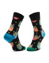 Happy Socks Sada 2 párů vysokých ponožek unisex XSNA02-6300 Černá - Pepit.cz