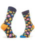 Happy Socks Sada 3 párů vysokých ponožek unisex XCEL08-9300 Černá - Pepit.cz