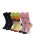 Happy Socks Sada 3 párů vysokých ponožek unisex XTHR08-0200 Růžová - Pepit.cz