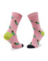 Happy Socks Sada 3 párů vysokých ponožek unisex XTHR08-0200 Růžová - Pepit.cz