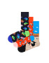 Happy Socks Sada 3 párů vysokých ponožek unisex XWET08-0200 Barevná - Pepit.cz