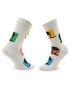 Happy Socks Sada 4 párů vysokých ponožek unisex The Beathles XBEA09-0200 Barevná - Pepit.cz