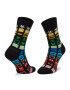 Happy Socks Sada 4 párů vysokých ponožek unisex XDNY09-0200 Černá - Pepit.cz