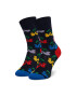 Happy Socks Sada 4 párů vysokých ponožek unisex XDNY09-0200 Černá - Pepit.cz