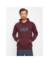 Helly Hansen Mikina Logo 33977 Bordó Regular Fit - Pepit.cz