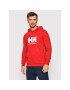 Helly Hansen Mikina Logo 33977 Červená Regular Fit - Pepit.cz