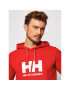 Helly Hansen Mikina Logo 33977 Červená Regular Fit - Pepit.cz