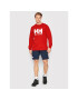 Helly Hansen Mikina Logo Crew 34000 Červená Regular Fit - Pepit.cz