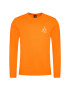 HUF Mikina Essentials PF00101 Oranžová Regular Fit - Pepit.cz