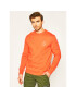 HUF Mikina Essentials TT Crew PF00101 Oranžová Regular Fit - Pepit.cz