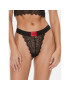 Hugo Kalhotky string Thong Lace 50502780 Černá - Pepit.cz