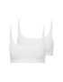 Hugo Sada 2 podprsenek Bra Top Twin Bralette Pure 50496865 Bílá - Pepit.cz