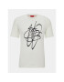 Hugo T-Shirt Dapuseni 50494012 Zelená Regular Fit - Pepit.cz