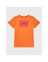 Hugo T-Shirt G25103 D Oranžová Regular Fit - Pepit.cz