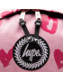 HYPE Batoh Pink Glitter Scribble Heart Crest Backpack YVLR-667 Růžová - Pepit.cz