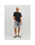 Jack&Jones Džínové šortky Chris 12236193 Šedá Relaxed Fit - Pepit.cz