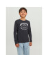 Jack&Jones Junior Halenka 12237416 Černá Regular Fit - Pepit.cz