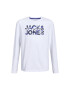 Jack&Jones Junior Halenka 12245920 Bílá Loose Fit - Pepit.cz