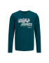 Jack&Jones Junior Halenka Hunter 12221208 Zelená Regular Fit - Pepit.cz