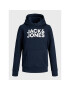 Jack&Jones Junior Mikina 12152841 Tmavomodrá Regular Fit - Pepit.cz