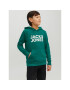 Jack&Jones Junior Mikina 12152841 Zelená Regular Fit - Pepit.cz