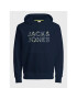 Jack&Jones Junior Mikina 12232755 Tmavomodrá Regular Fit - Pepit.cz