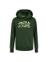 Jack&Jones Junior Mikina 12237172 Zelená Regular Fit - Pepit.cz