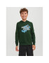 Jack&Jones Junior Mikina 12237210 Zelená Regular Fit - Pepit.cz