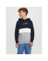 Jack&Jones Junior Mikina 12237402 Tmavomodrá Regular Fit - Pepit.cz