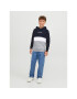 Jack&Jones Junior Mikina 12237402 Tmavomodrá Regular Fit - Pepit.cz