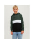 Jack&Jones Junior Mikina 12237402 Zelená Regular Fit - Pepit.cz