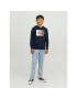 Jack&Jones Junior Mikina 12237459 Tmavomodrá Regular Fit - Pepit.cz