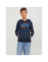 Jack&Jones Junior Mikina 12247700 Tmavomodrá Standard Fit - Pepit.cz