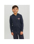 Jack&Jones Junior Mikina Andy 12224236 Tmavomodrá Regular Fit - Pepit.cz