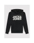 Jack&Jones Junior Mikina Corp Logo 12152841 Černá Regular Fit - Pepit.cz