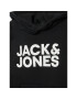 Jack&Jones Junior Mikina Corp Logo 12152841 Černá Regular Fit - Pepit.cz