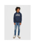 Jack&Jones Junior Mikina Emb 12213292 Tmavomodrá Regular Fit - Pepit.cz