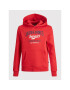 Jack&Jones Junior Mikina Logo 12212287 Červená Regular Fit - Pepit.cz