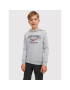 Jack&Jones Junior Mikina Logo 12212287 Šedá Regular Fit - Pepit.cz